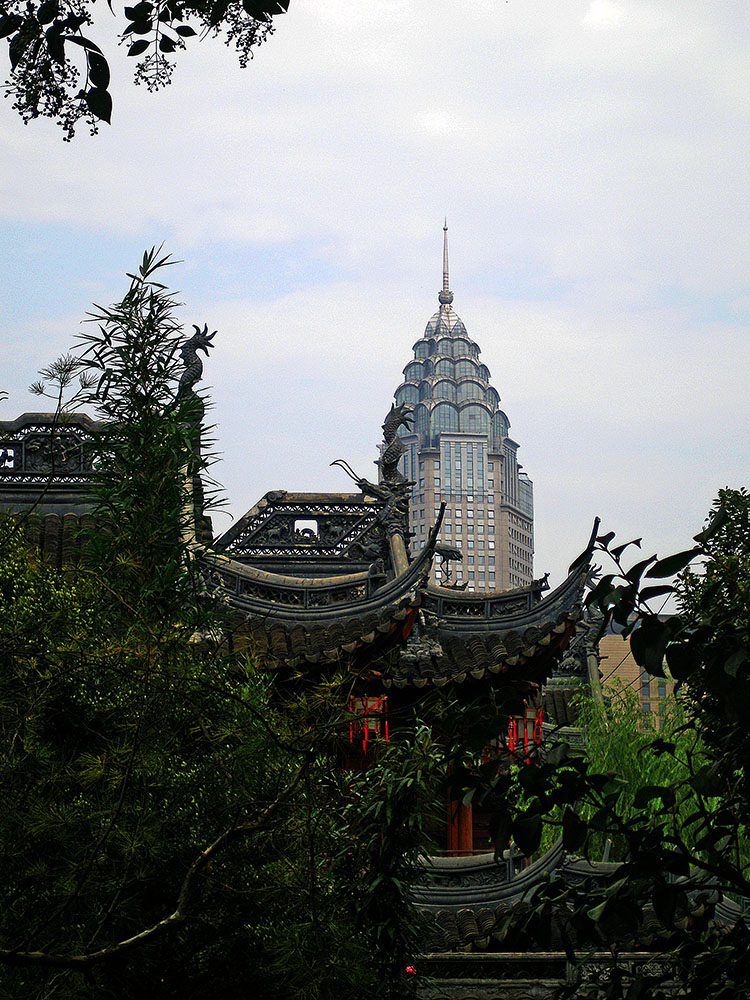 ICBC Building from the Yu Yuan Garden - Shanghai, China