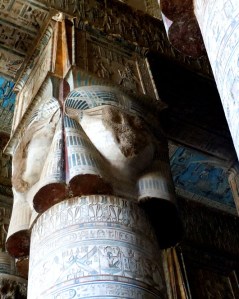 Hathor column capital - Dendera
