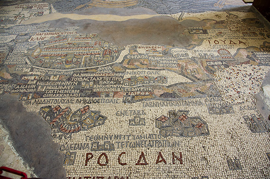 Mosaic Map - Madaba, Jordan