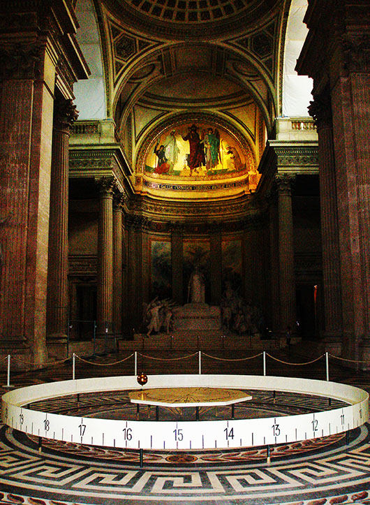 Foucault's pendulum, Pantheon, Paris