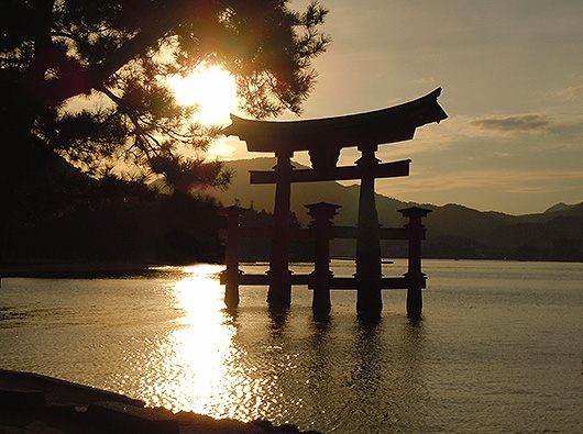 Torii, Itsukushima Shrine - Japan