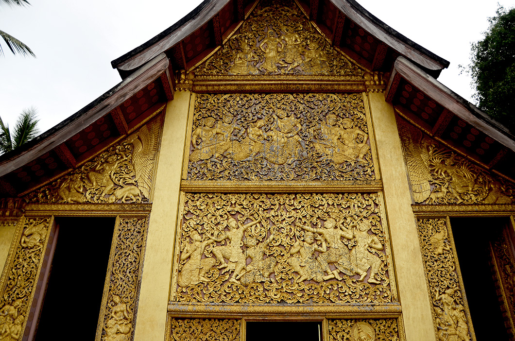 Gilded panels of the Carriage house