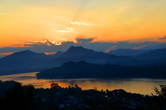 Sunset, Luang Prabang LP 9