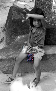 Little girl, Siem Reap