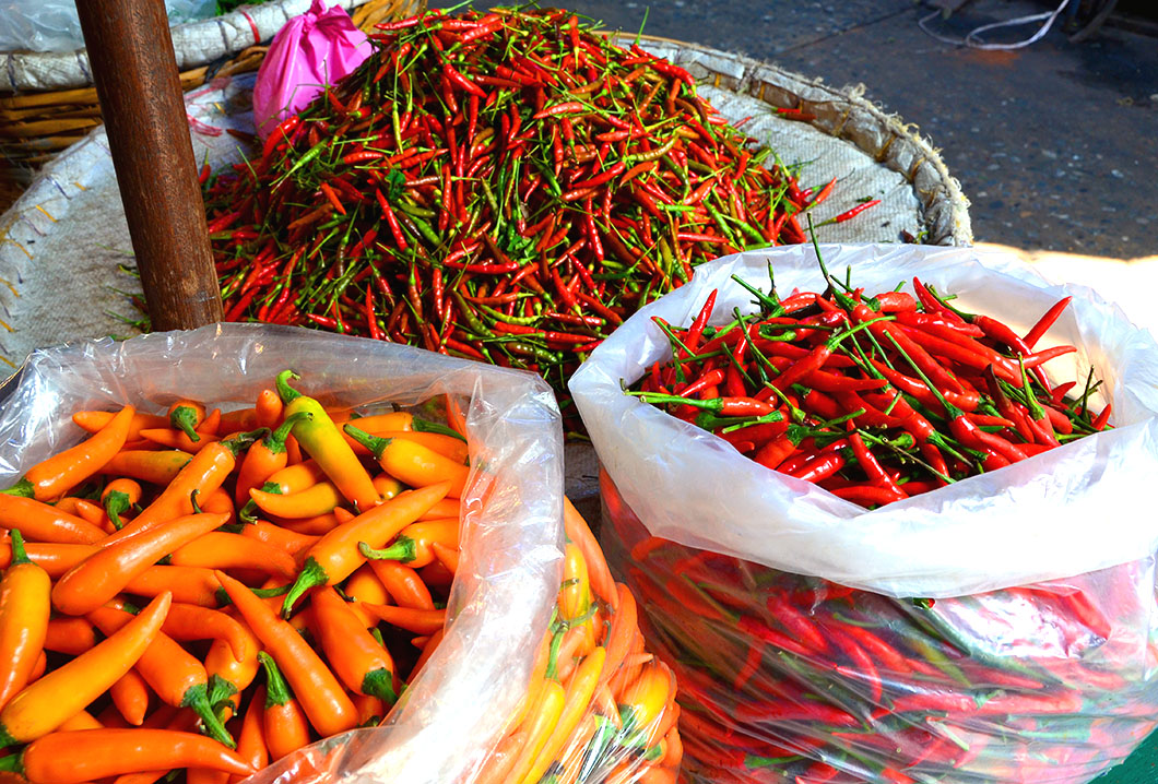 Chilies - Pak Klong Talat (Giant Flower Market