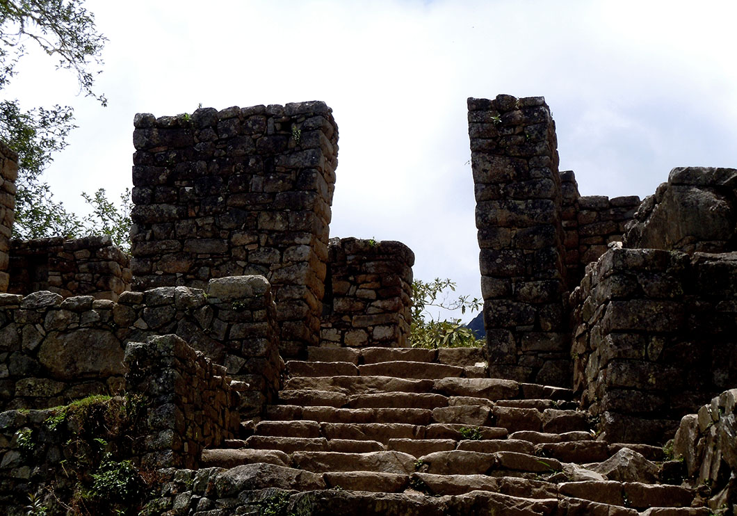 Inti Punku or Sun Gate, the ancient access point to the Sanctuary of Machu Pichu. 