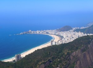 Copacabana beach from Pão de Açúcar