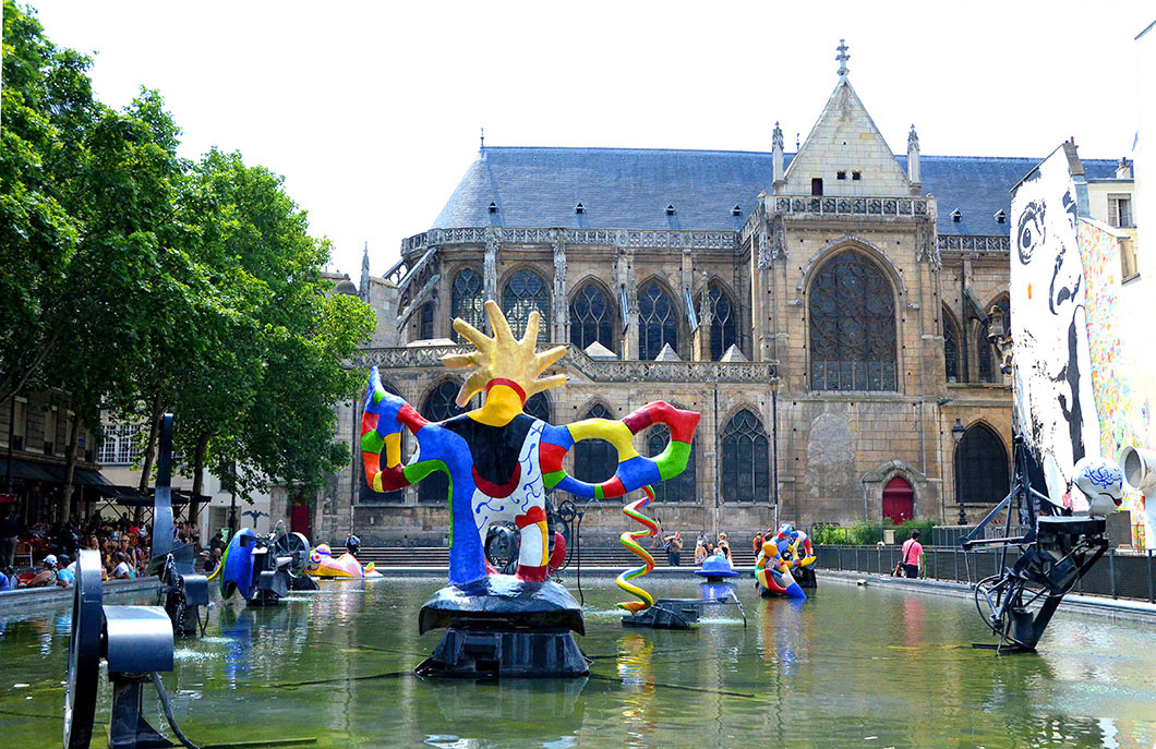 Stavinsky Fountain, Place Igor Stavinsky, Paris