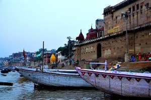 Morning boat ride on the Ganges - Varanasi India