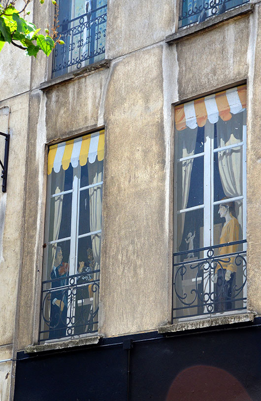 Trompe l'oeil windows- Paris