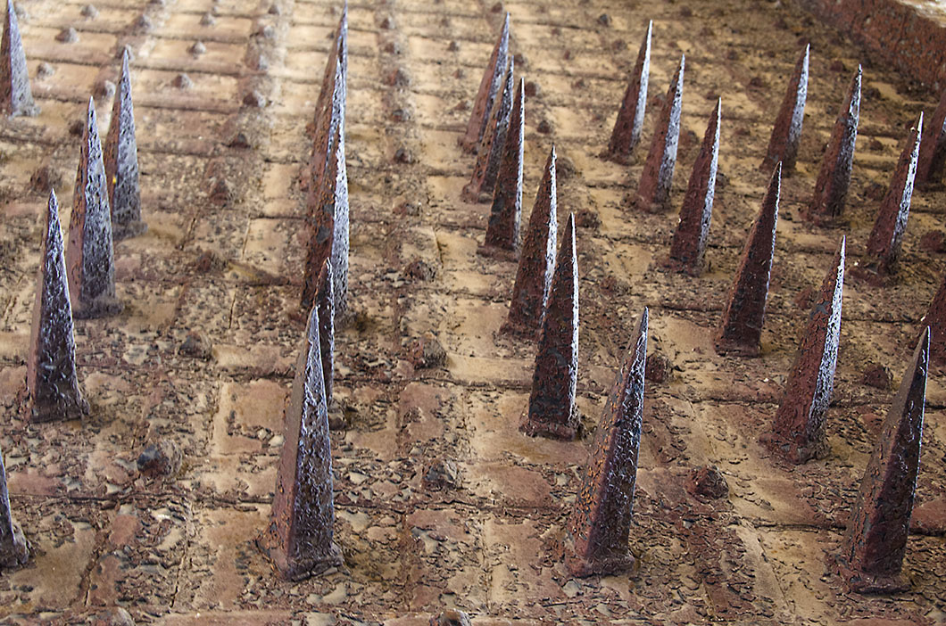 Spikes on main door - Mehrangarh Fort Spikes on main door - Mehrangarh Fort