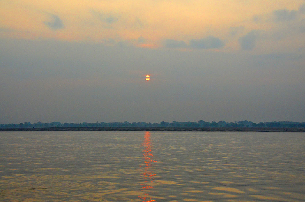 Sunrise on the Ganges, Varanasi, India