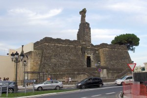 Elcano Monument in Getaria, Spain
