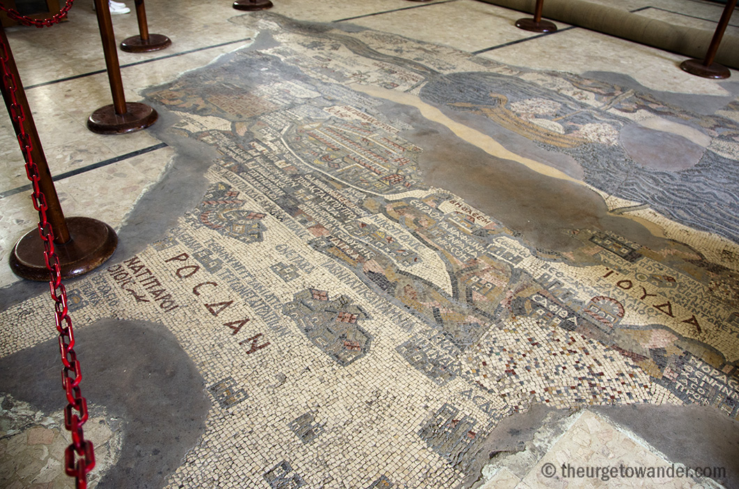 Mosaic Map of Madaba Map of Madaba