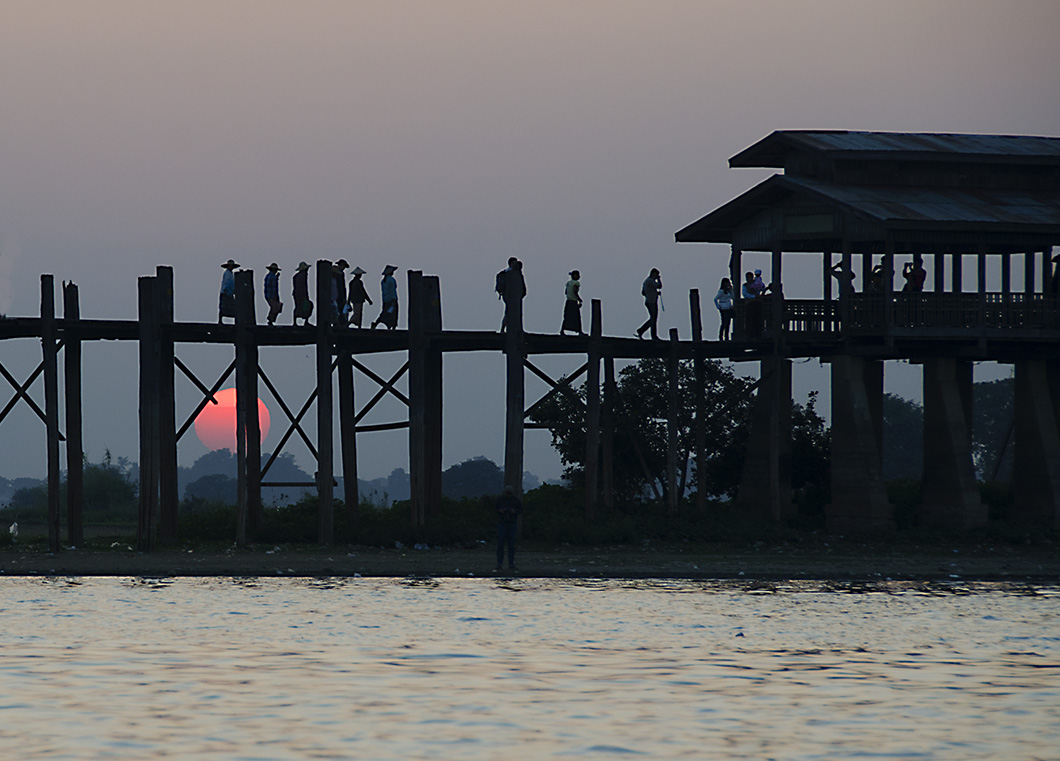 UBein Bridge, Myanmar