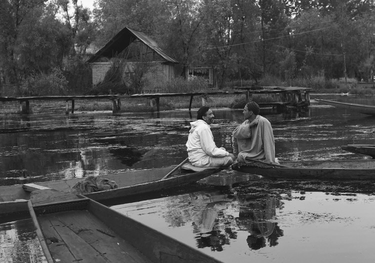 Floating market on Dal Lake,- Srinagar, Kashmir
