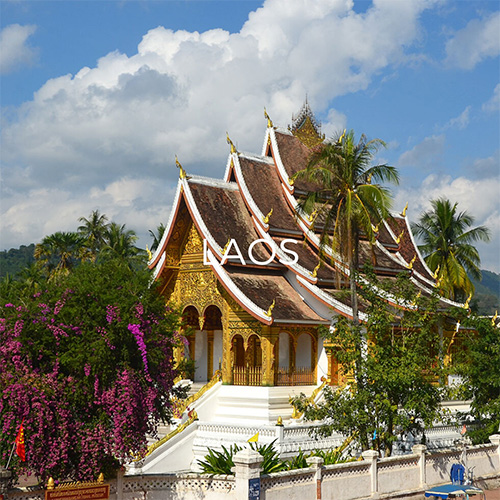 Temple in Lunag Prabang Palace complex - Link to Laos guide