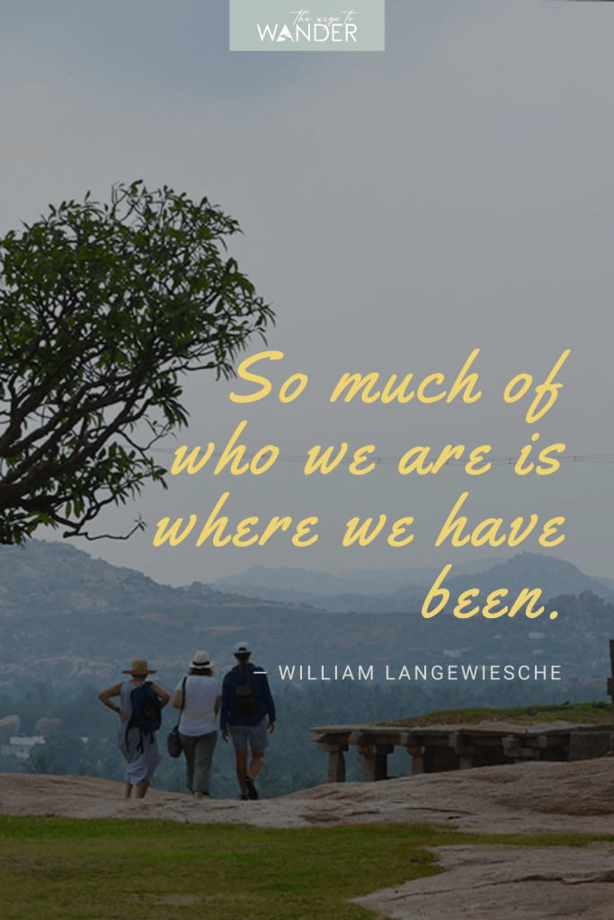 Looking for inspirational travel quotes? Here's a collection paired with my favourite travel photos sure to ignite wanderlust.
Image: Three tourists on Hemakuta hill, Hampi.. #travelquotes #adventure, #exploring #travelinspiration