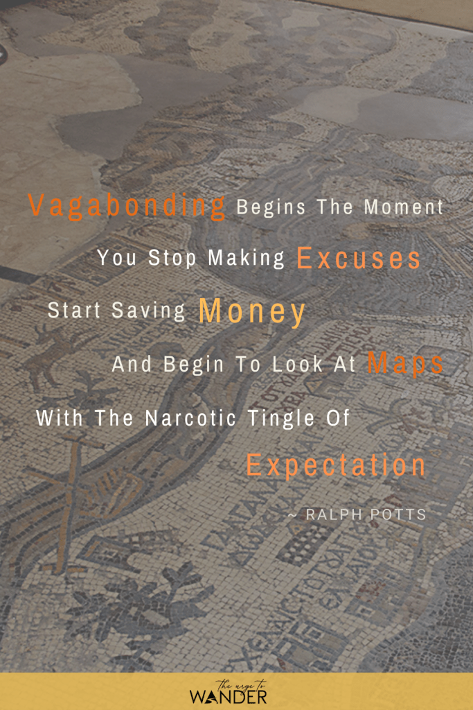 Looking for inspirational travel quotes? Here's a collection paired with my favourite travel photos sure to ignite wanderlust.
Image: Madaba map mosaic. #travelquotes #adventure, #exploring #travelinspiration