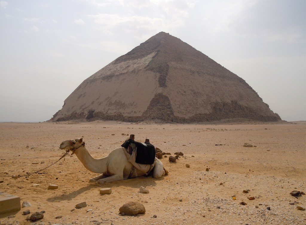 The Bent Pyramid in Dahshur.