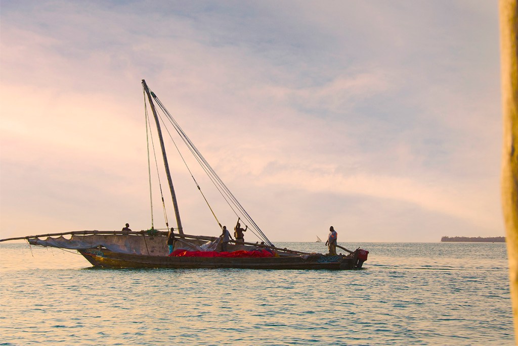Sail boat off the waterfront - Stone Town Travel Guide