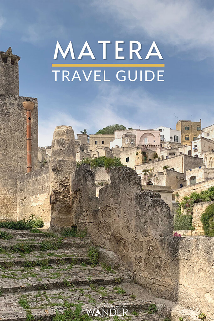 Stone steps in the Sassi Barisano